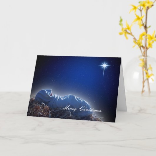 Het kerstcadeau kaart (Gele Bloem)