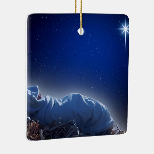 Het kerstcadeau keramisch ornament (Rechts)