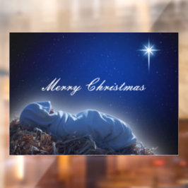 Het kerstcadeau  raamsticker