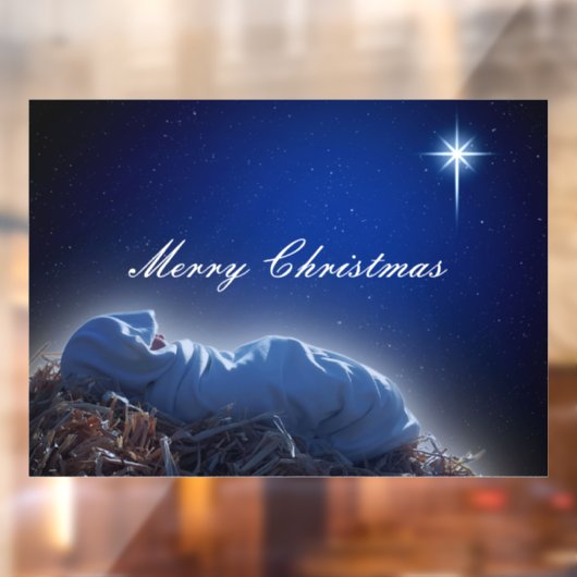 Het kerstcadeau  raamsticker (Vel 2)