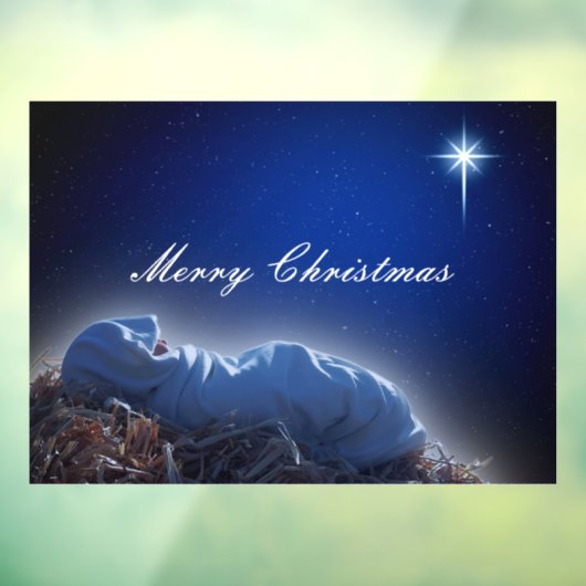 Het kerstcadeau  raamsticker (Vel 3)