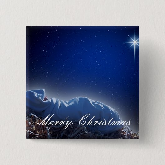 Het Kerstcadeau Vierkante Button 5,1 Cm (Voorkant)