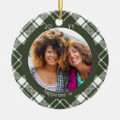 Het kerstcadeautje geluk is dat je als vriend 2 fo keramisch ornament (Voorkant)