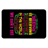 Het kerstcadeautje houdt vol magneet (Horizontaal)