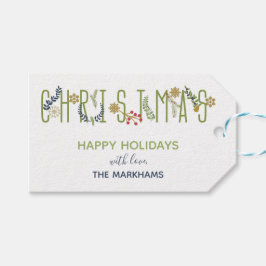 Het kerstcadeautje label cadeaulabel