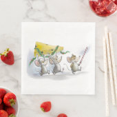 Het kerstcadeautje Napkin binnenhalen Servetten (Insitu)