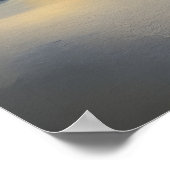 Het kerstdorp 's nachts | AI Art Poster (Hoek)