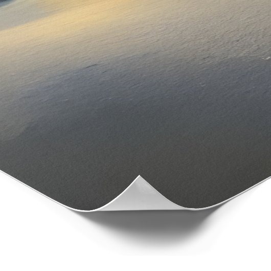 Het kerstdorp 's nachts | AI Art Poster (Hoek)