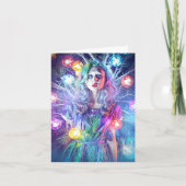 Het kerstfeest feestdagen kaart (Voorkant)