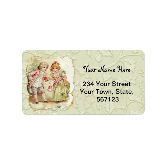 Het Kerstfeest - Francis Brundage Etiket (Voorkant)