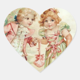 Het Kerstfeest - Francis Brundage Hart Sticker