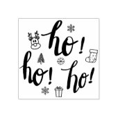 het kerstfeest rubberstempel (Afrduk)