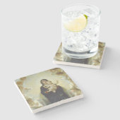 Het kerstfeest van de Adoratie Stenen Onderzetter (Zijkant)