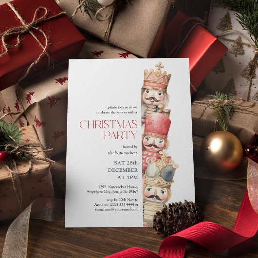 Het kerstfeest van Peking Nutcrackers Kaart