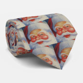 Het kerstkerstStropdas van de kerstman Stropdas (Opgerold)