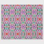 Het Kerstmisheks 7 Ontwerp Verpakkingsdocument Cadeaupapier (Vlak)