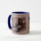 Het Kerstmug met Zegeningen Mok (Voorkant links)