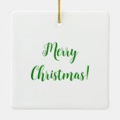 Het kerstornament van Lil Luv Keramisch Ornament (Achterkant)