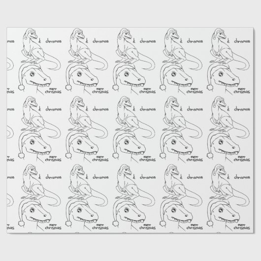 Het kerstpapier cadeaupapier (Vlak)