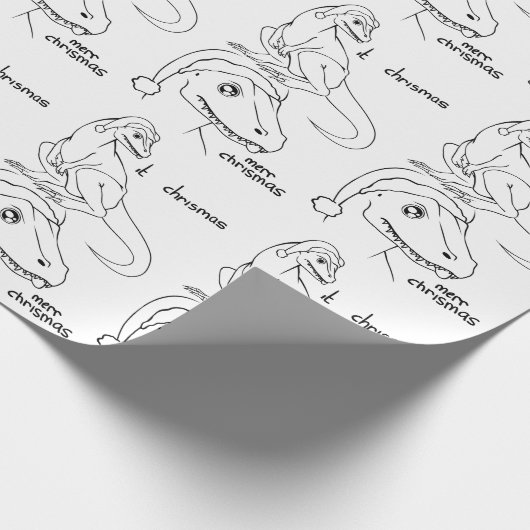 Het kerstpapier cadeaupapier (Hoek)