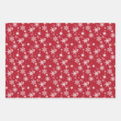 Het kerstpatroon in de winter. inpakpapier vel (Voorkant 3)