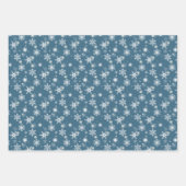 Het kerstpatroon in de winter. inpakpapier vel (Voorkant 2)