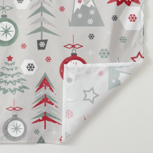 Het kerstpatroon in de winter. wandkleed (Detail)