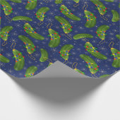 Het kerstpekelpapier cadeaupapier (Hoek)