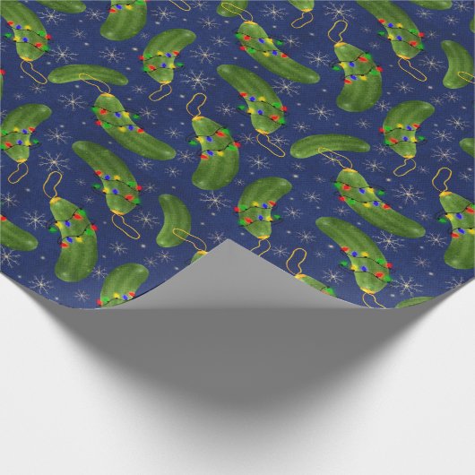 Het kerstpekelpapier cadeaupapier (Hoek)