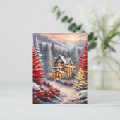 Het kerstseizoen is een tijd van vreugde, hoop, en feestdagenkaart (Staand voorkant)