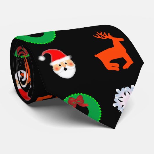 Het kerstStropdas Stropdas (Opgerold)