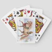 Het Kerstteam- Maggie en Nari Pokerkaarten (Achterkant)