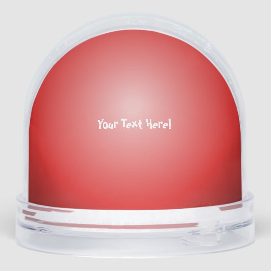 Het kerstvarken sneeuwbol (Achterkant)