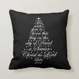 Het kerstverhaal Luke 2-11 Kussen