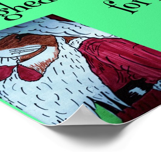 HET KERSTVISITEGEDICHT POSTER (Hoek)