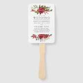 Het kerstweddenschap tussen de Waterverf van Bourg Handwaaier (Voorkant)