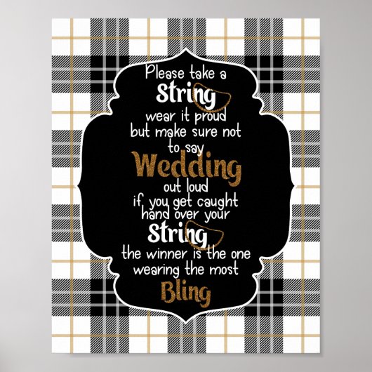 Het Ketting game Flannel en Frost Vrijgezellenfees Poster (Voorkant)