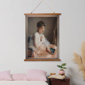 Het Ketting-Pearl van Charles Chaplin Hangend Wandkleed (Slaapkamer)