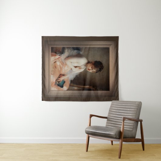 Het Ketting-Pearl van Charles Chaplin Wandkleed (In Situ (horizontaal))