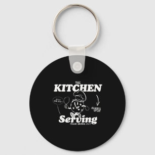 Het keukenpickleballcadeau voor pickleballspeler sleutelhanger