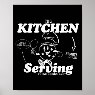 Het keukenpickleballgeschenk voor pickleballspeler poster
