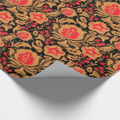 Het Khokhloma Kulture Pattern Cadeaupapier (Hoek)