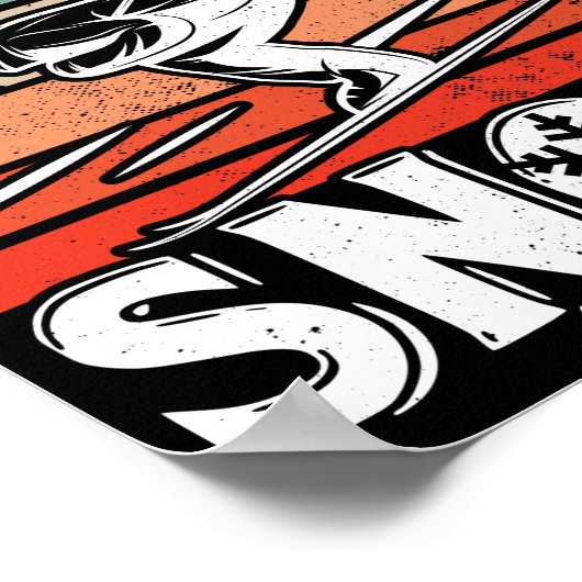 Het kiemen is beter in de winter van de sneeuwskie poster (Hoek)