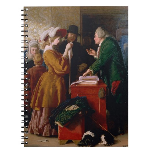 Het kiezen van de bruiloft Gown uit hoofdstuk 1 va Notitieboek (Voorkant)