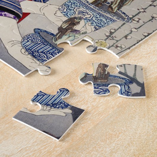 Het kijken alsof ze wil veranderen: Het uiterlijk Legpuzzel (Zijkant)