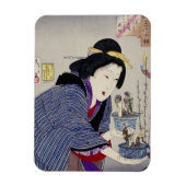 Het kijken alsof ze wil veranderen: het uiterlijk magneet (Verticaal)