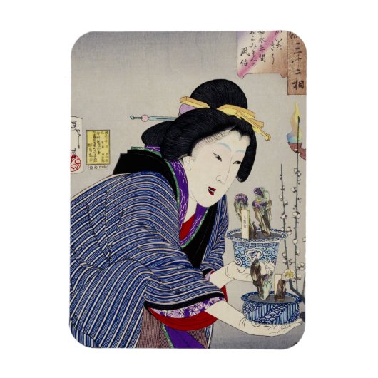 Het kijken alsof ze wil veranderen: het uiterlijk magneet (Verticaal)