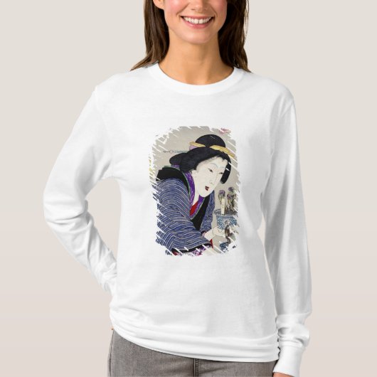 Het kijken alsof ze wil veranderen: Het uiterlijk T-shirt (Voorkant)