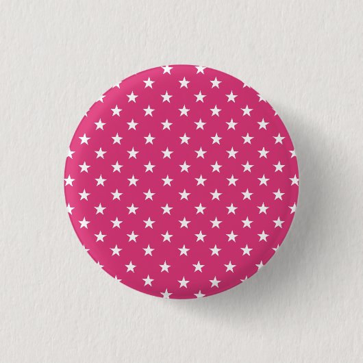 Het kijken glamoureus met deze Certified Red White Ronde Button 3,2 Cm (Voorkant)