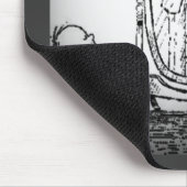 Het kijken in de Spiegel Muismat (Hoek)